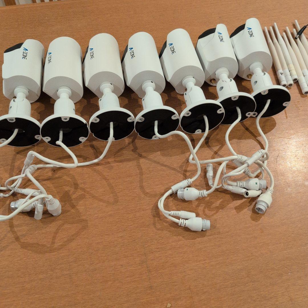 A-ZONE　防犯カメラ 7台　本体2台