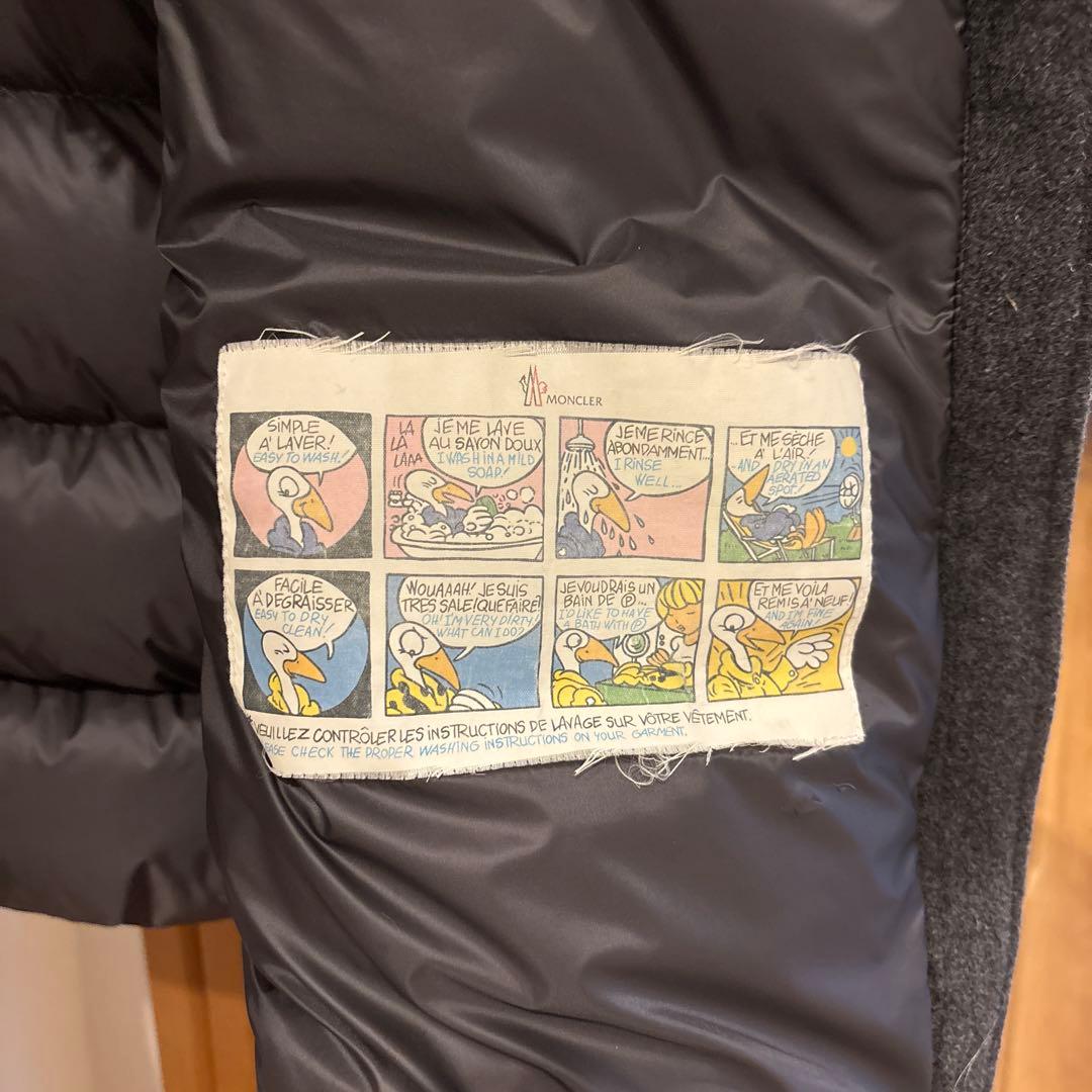 MONCLER グレー ダウンジャケット