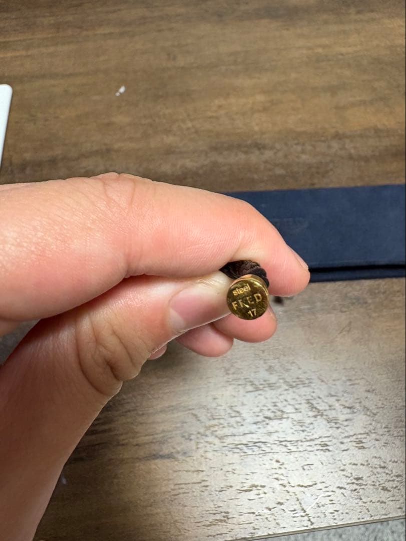 FRED ロープブレスレット 黒金ブレスのみ