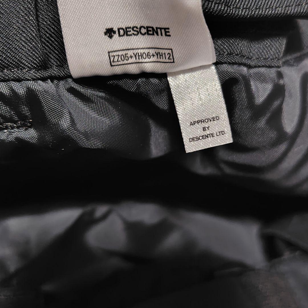 DESCENTE ブラック スキー、スノーボードウェア