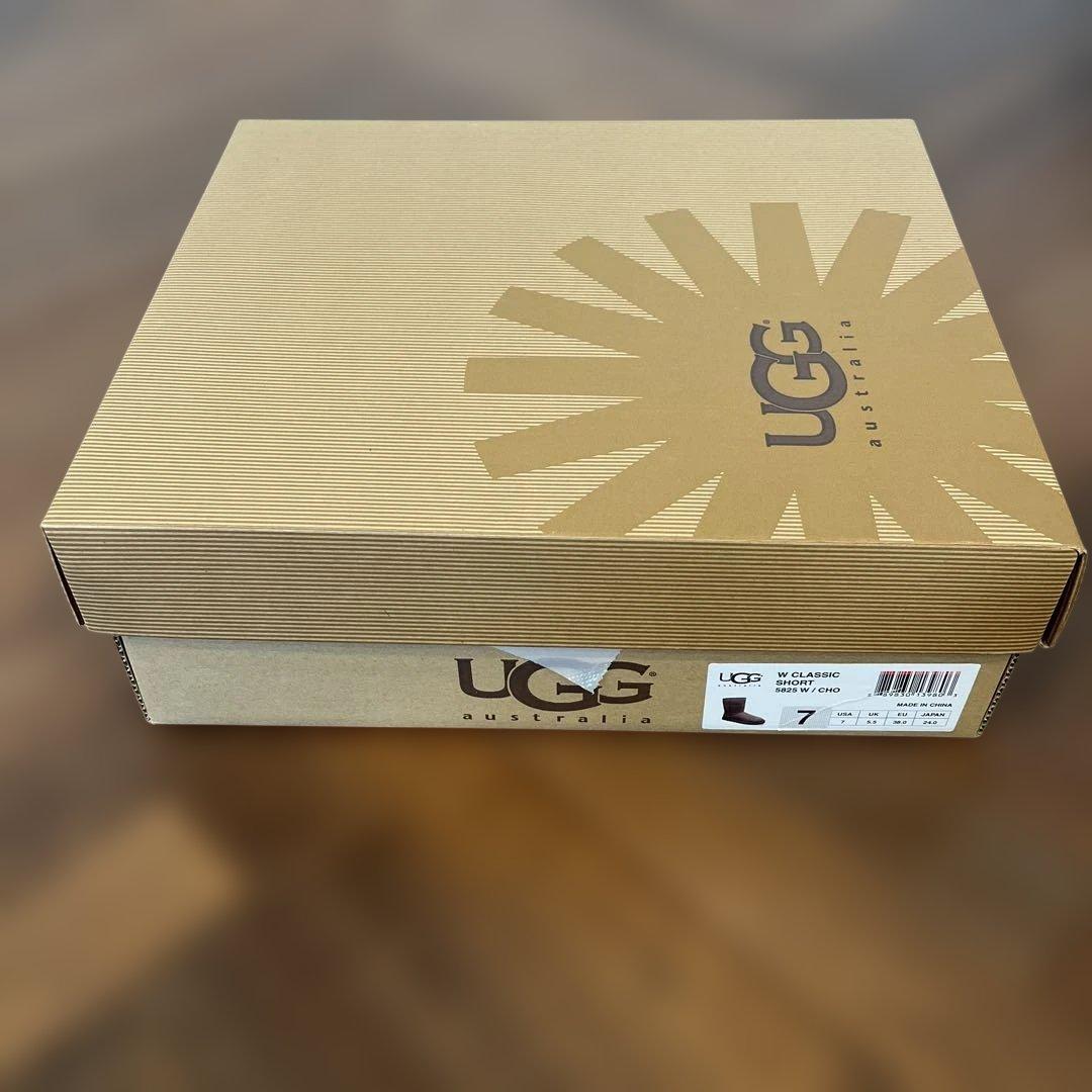 UGG ダークブラウン ムートンブーツ　新品未使用24cm