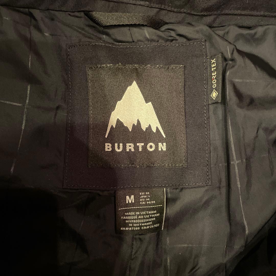 BURTON GORE-TEX スノーボードウェア 上下セット パスケース付き