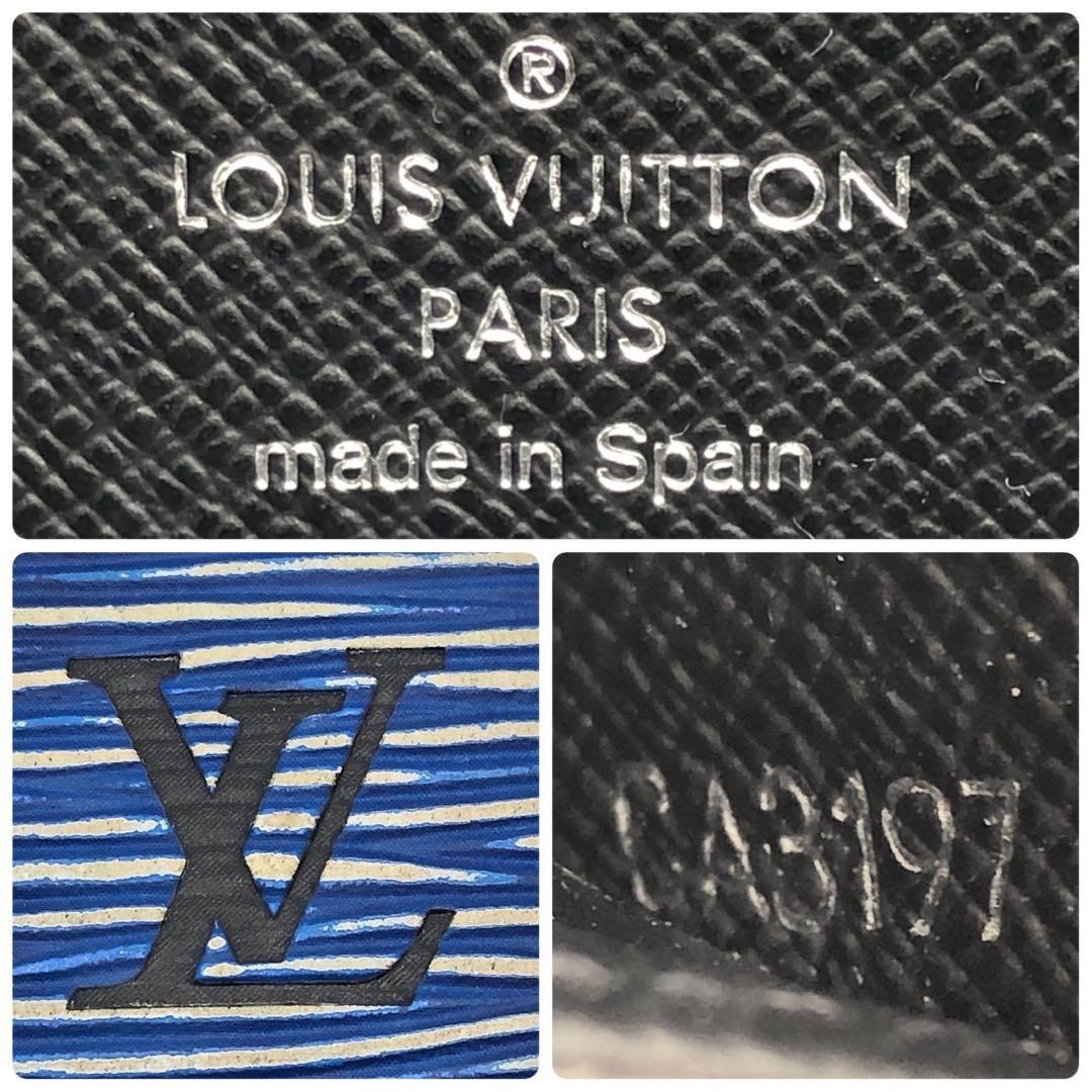［極美品］LOUIS VUITTON エピ デニム　ジッピーウォレット　長財布