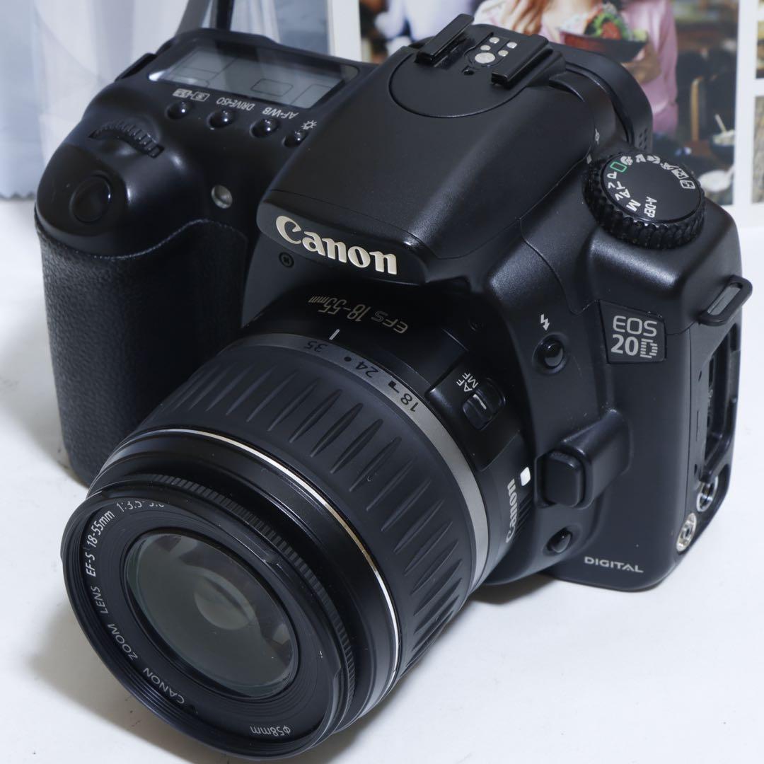 ☆スマホに送れる一眼レフ☆本格入門!!☆ キャノン EOS 20Dセット♫