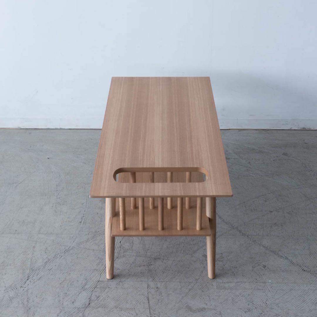 センターテーブル　アッシュ材突板