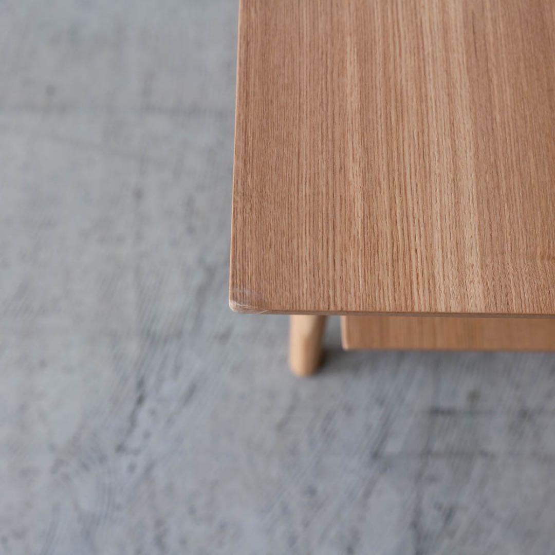 センターテーブル　アッシュ材突板