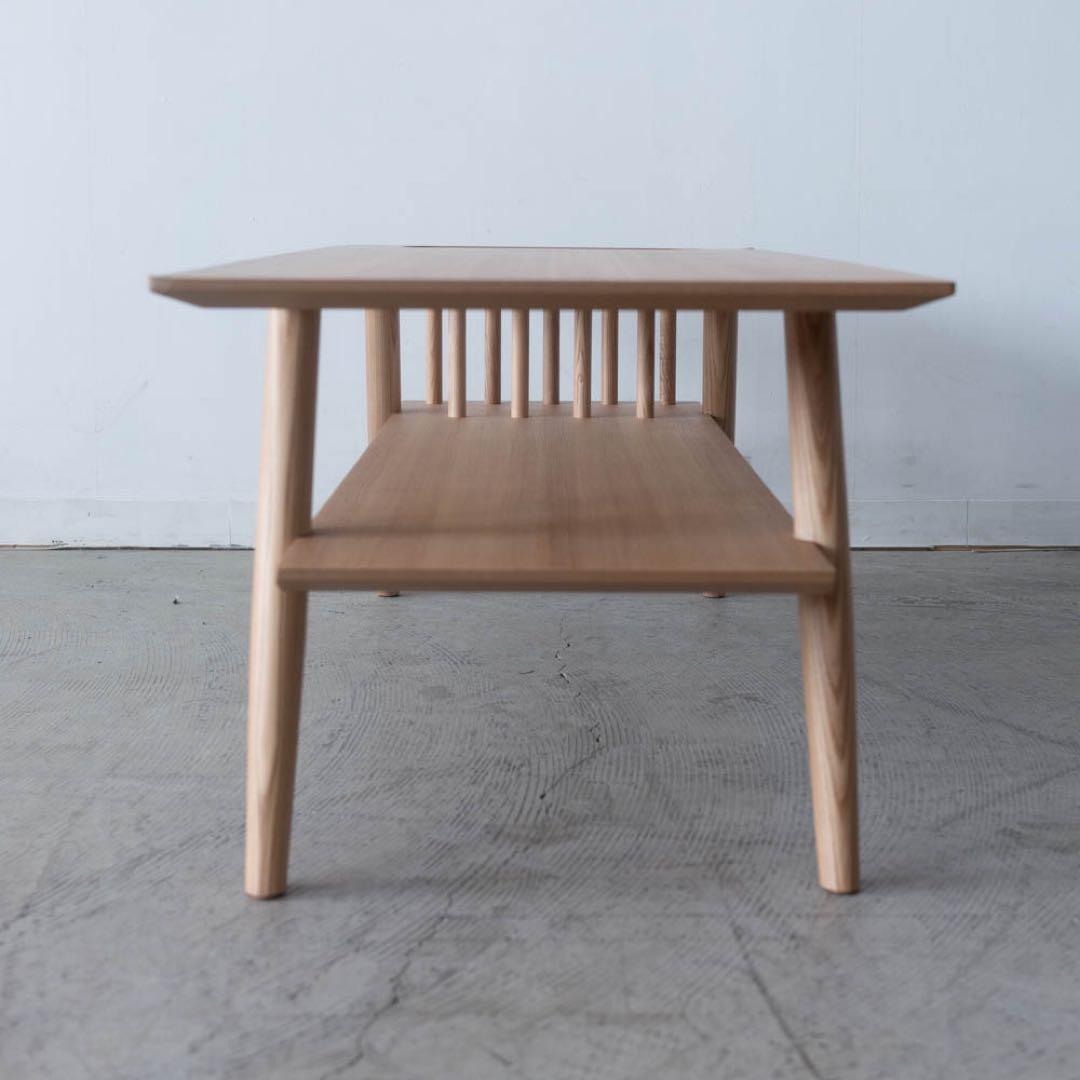 センターテーブル　アッシュ材突板