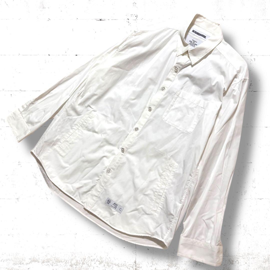 neighborhood 長袖　シャツ　ジャケット　XLサイズ　刺繍ロゴ