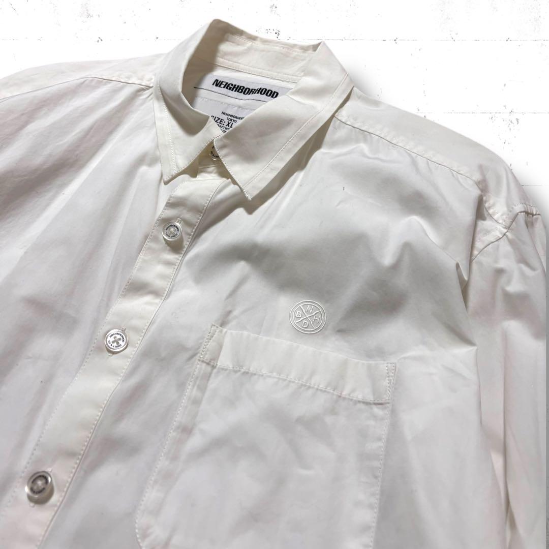 neighborhood 長袖　シャツ　ジャケット　XLサイズ　刺繍ロゴ