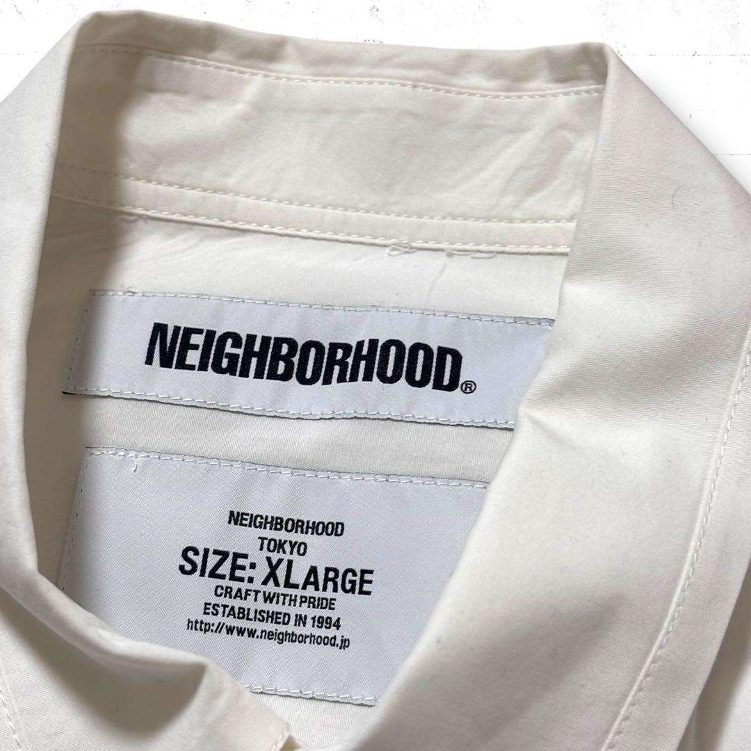 neighborhood 長袖　シャツ　ジャケット　XLサイズ　刺繍ロゴ