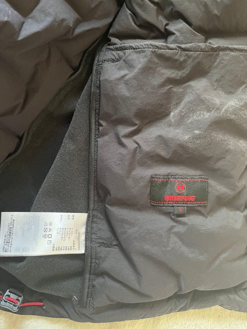 BRIEFING フード付きジャケット ブラック