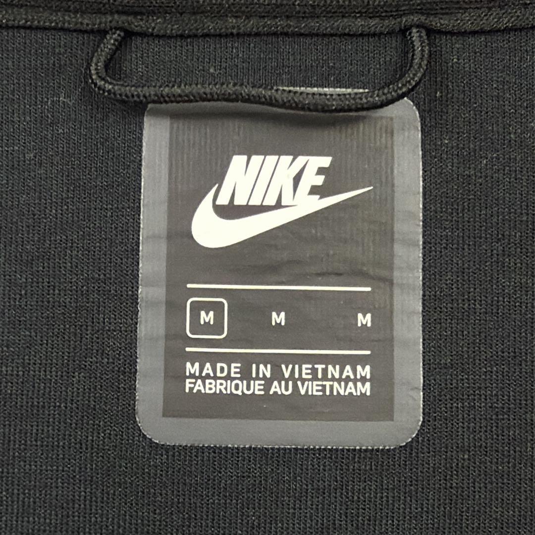 NIKE テックフリース パーカー プリント 黒 M