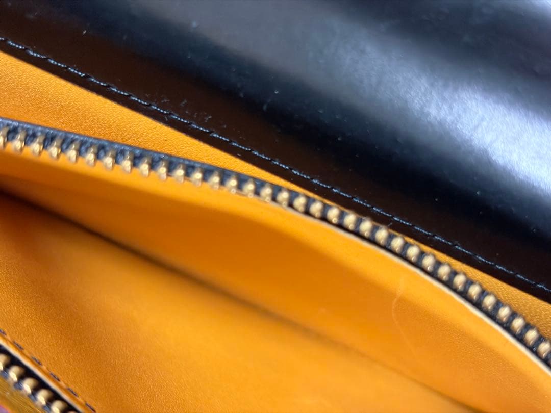 ganzo ガンゾ シェルコードバン2 小銭入れ 付 長財布 黒