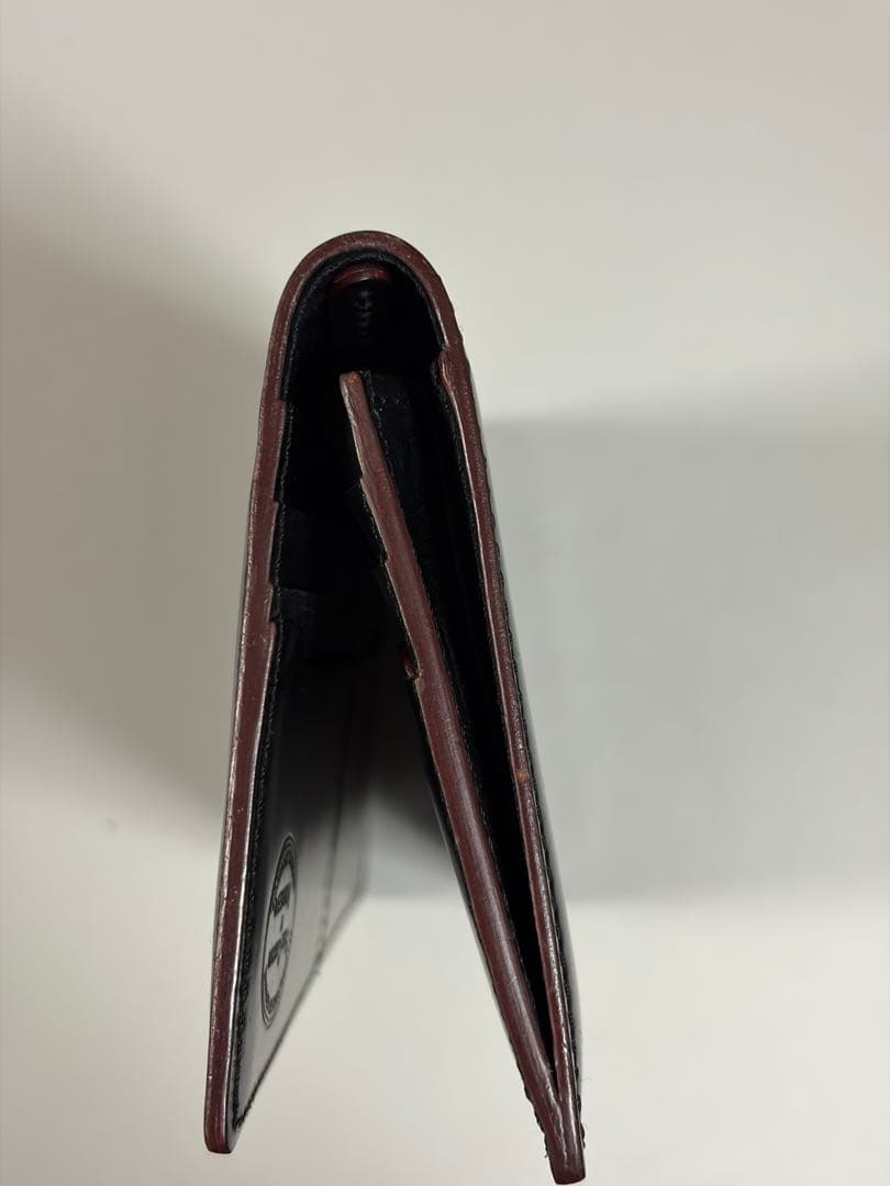 ganzo ガンゾ シェルコードバン2 小銭入れ 付 長財布 黒