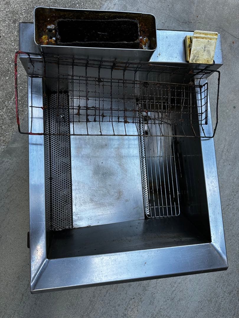 露店やキッチンカーに！ マルゼン12L業務用ガスフライヤーLPガス用