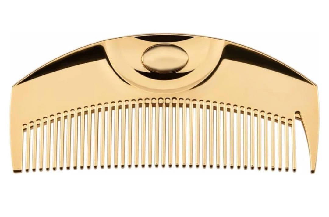 【新品・未使用】LOVECHROME ゴールド コーム 収納袋付き