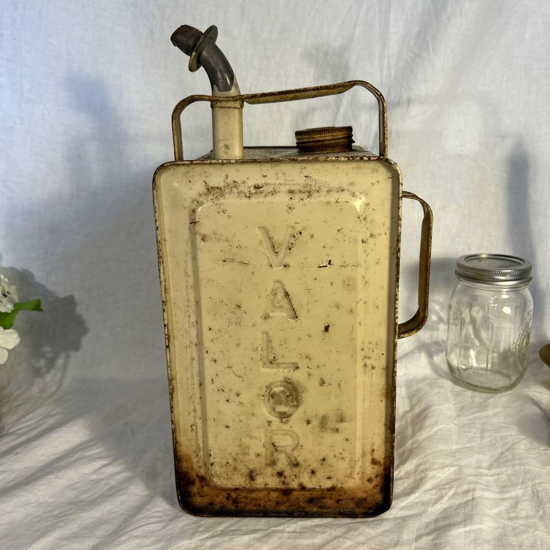 希少イギリスビィンテージvalor バーラー 注油缶携行缶 灯油缶 ブリキ缶