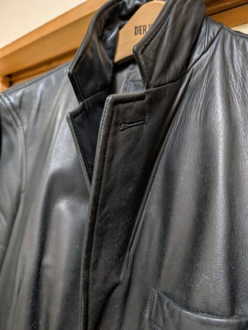 OLD GAP 黒 牛革 レザージャケット Vintage