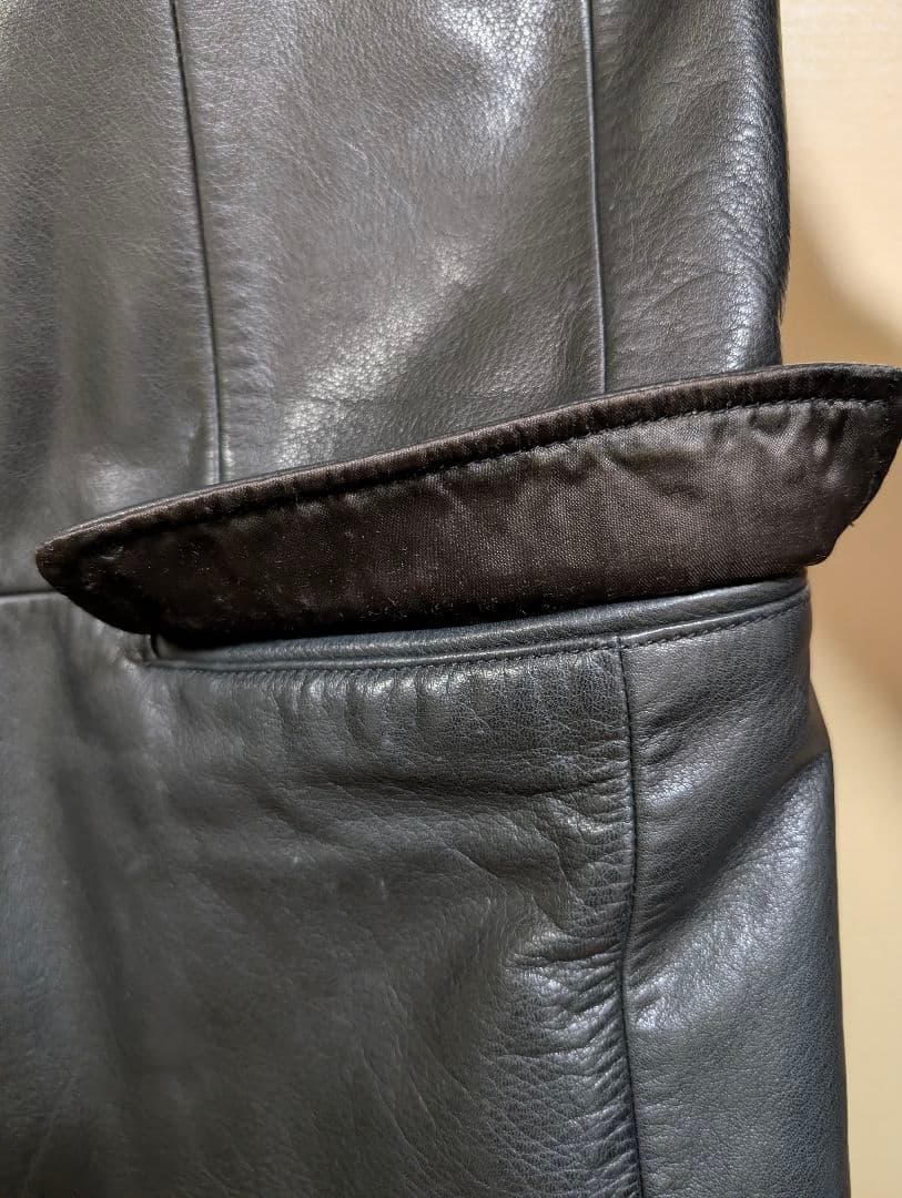 OLD GAP 黒 牛革 レザージャケット Vintage