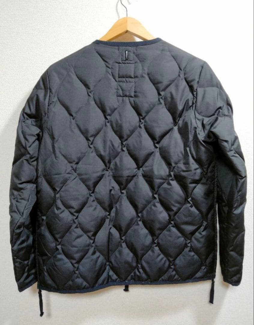 シュウ 様TAION ミリタリー ジップ Vネック ダウン ジャケット L 美品