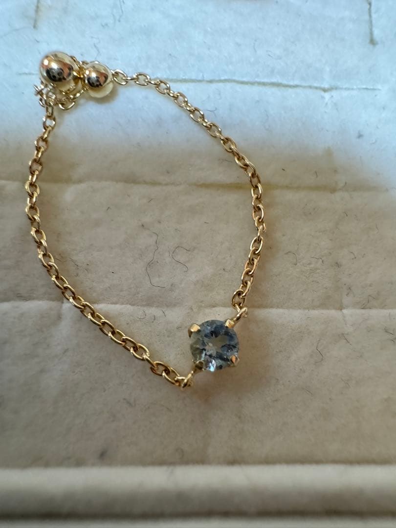 18K YG チェーンリング