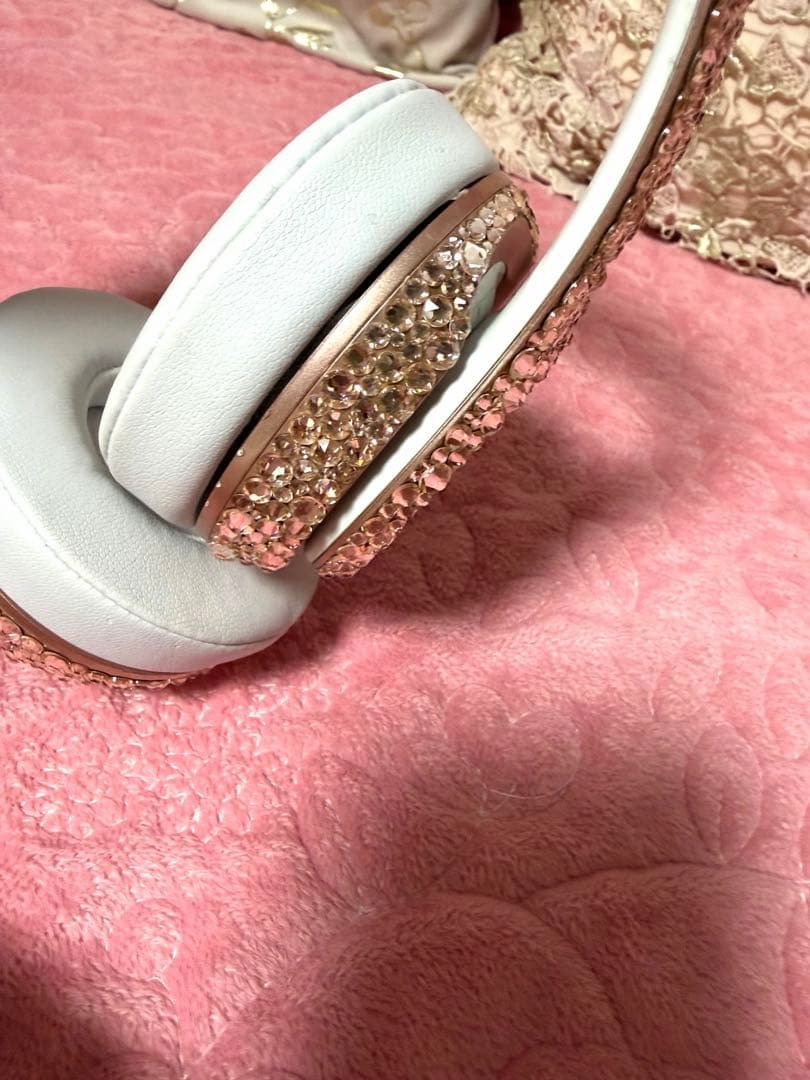 ビーツ　beats ワイヤレスヘッドセット ストーン装飾 ローズゴールド　正規品