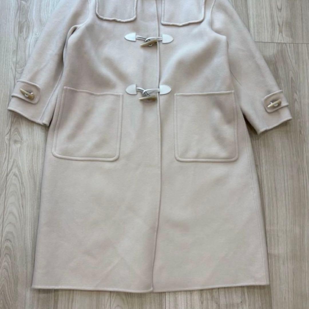 【美品】UNITED ARROWS ダブルフェイス ダッフルコート オフホワイト