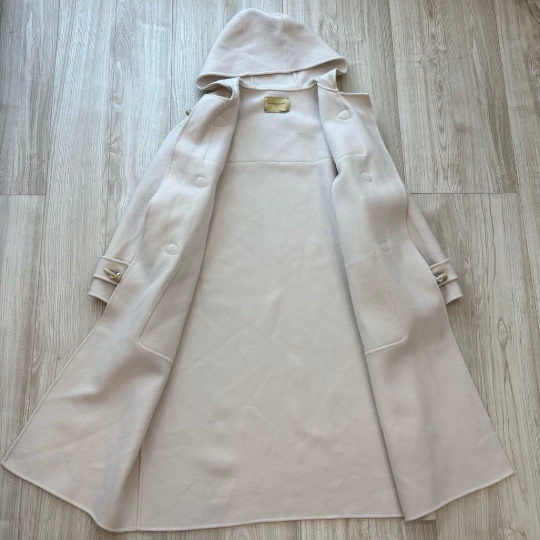 【美品】UNITED ARROWS ダブルフェイス ダッフルコート オフホワイト