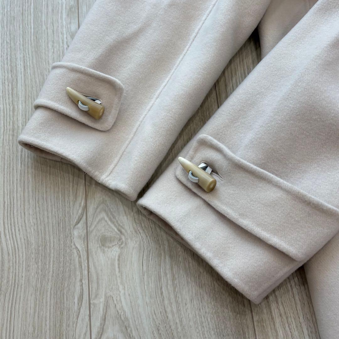 【美品】UNITED ARROWS ダブルフェイス ダッフルコート オフホワイト