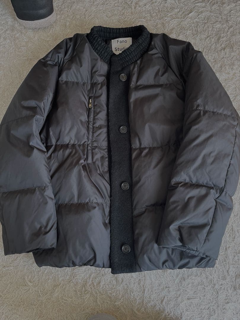 Fano Studios ブラック ダウンジャケット Sサイズ
