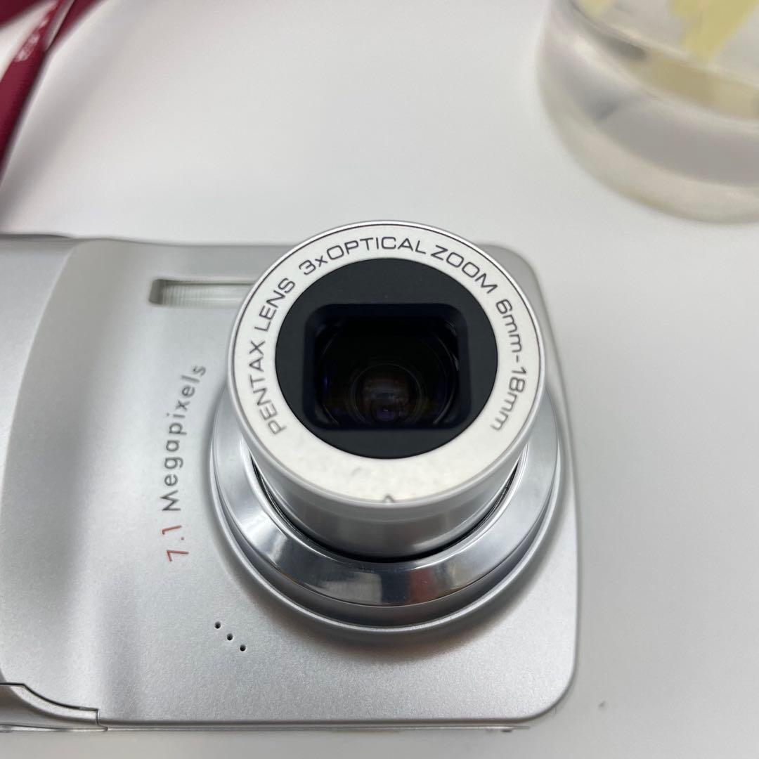 スマホ転送OK✨PENTAX Optio E30✨動作確認済 単三電池 可愛い♪