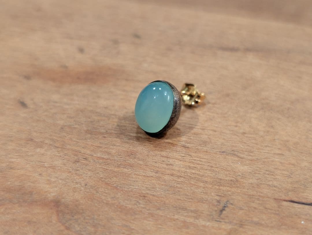 fruitsjolieフリュイジョリ　シーブルーカルセドニーピアス