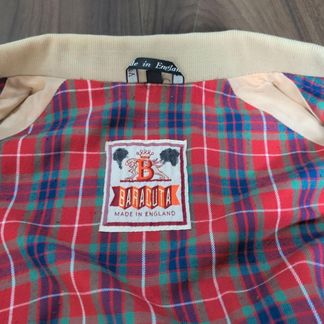 Baracuta 　イングランド製　Ｇ９　ハリントンジャケット　４２サイズ　美品