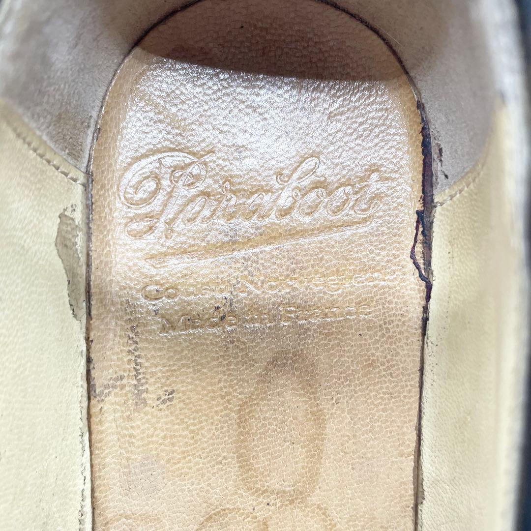 Paraboot ORSAY オルセー ミンクファー ローファー 革靴 黒 24