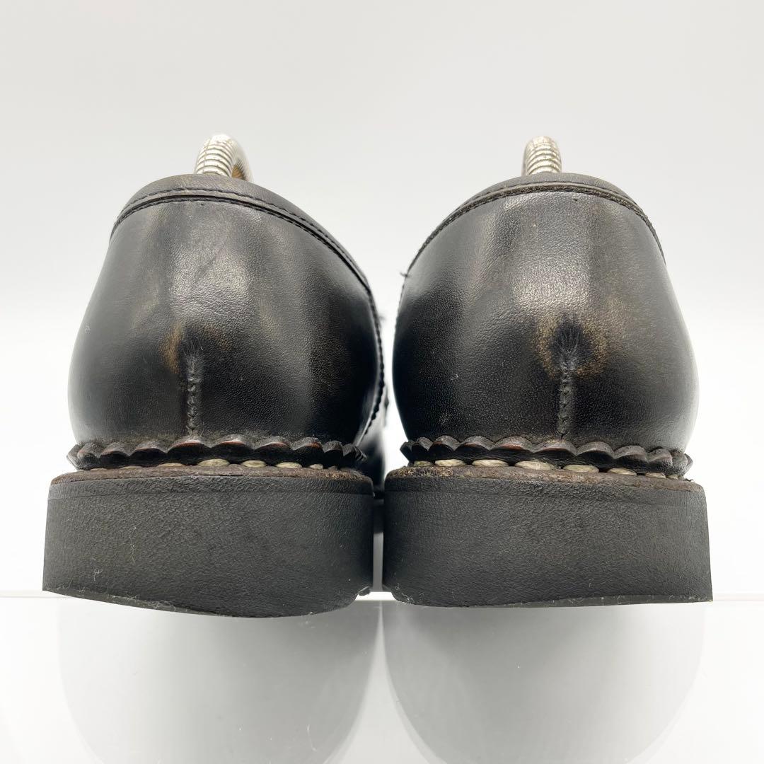 Paraboot ORSAY オルセー ミンクファー ローファー 革靴 黒 24