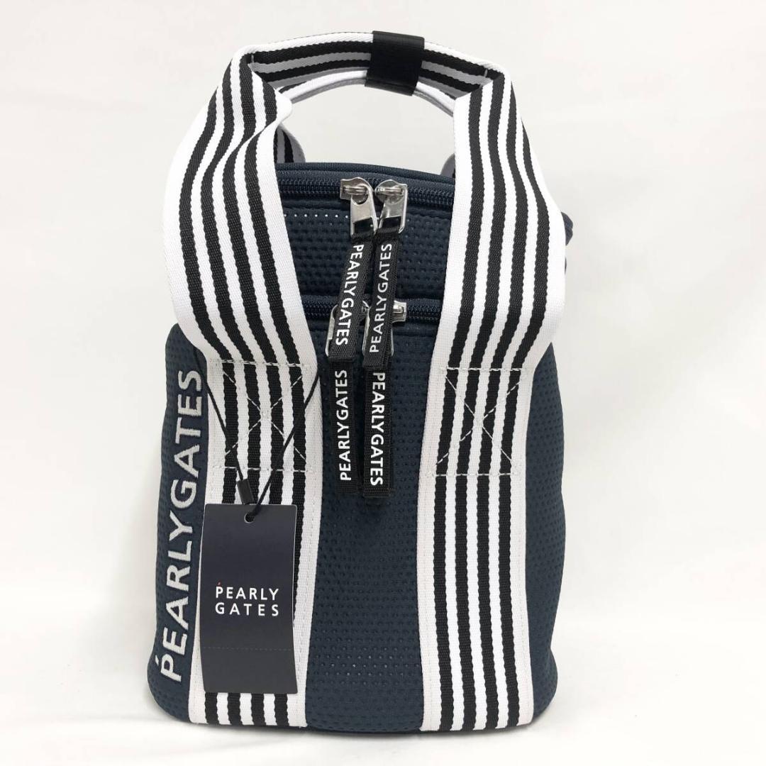 ○★新品未使用　PEARLY GATES　バニティタイプ　保冷バッグ　ネイビー