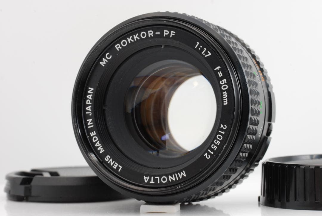 ＊整備済 完動品 ミノルタ MC ROKKOR-PF 50mm f/1.7 銘玉