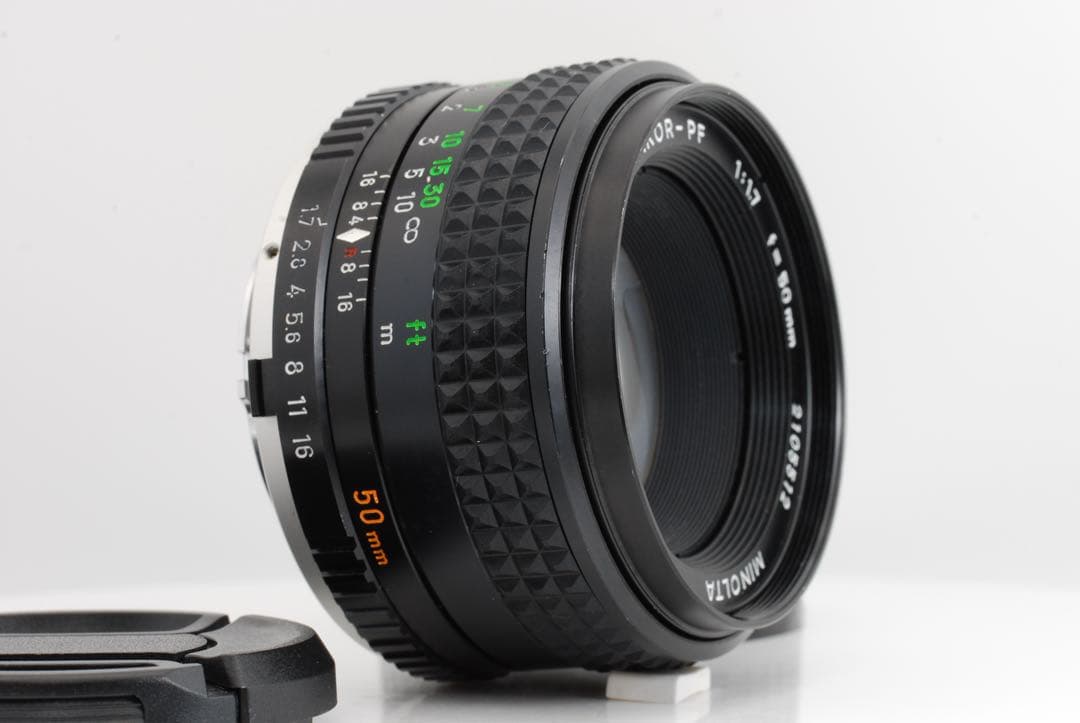 ＊整備済 完動品 ミノルタ MC ROKKOR-PF 50mm f/1.7 銘玉