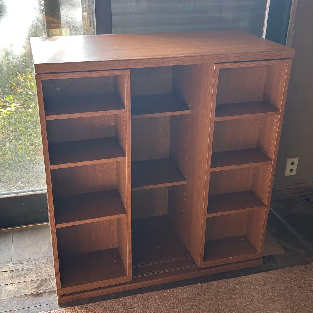 【12月まで】スライド本棚　日本製