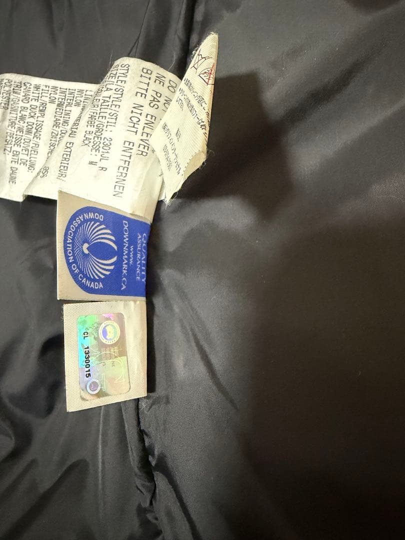 カナダグース ダウンジャケット ブラック M