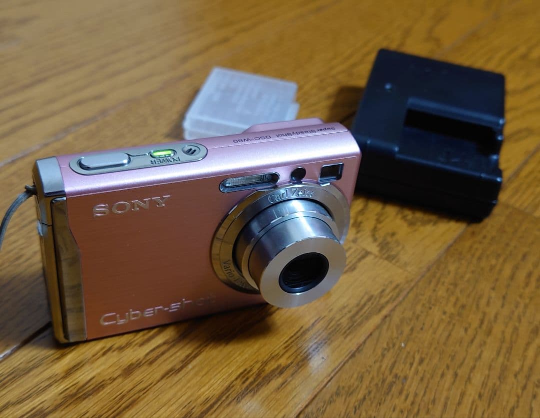 SONY サイバーショット DSC-W80　ピンク　<動作確認済み>