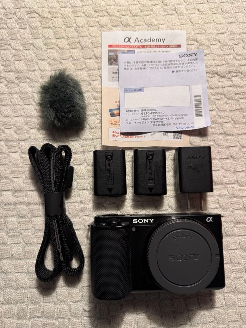 最終価格！値下げ不可【美品】SONY ZV-E10 ボディ　ブラック　ミラーレス