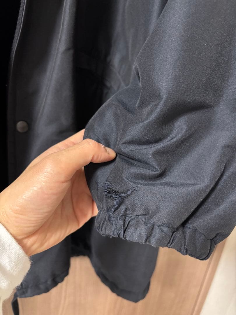 COMOLI 20AW コットンシルクフーデッドコート サイズ1 タグあり