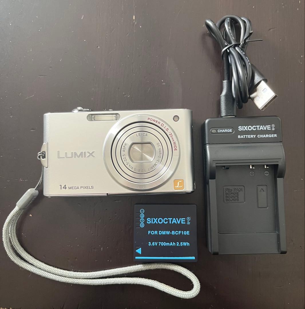 Panasonic DMC-FX66 LUMIX 動作確認済み シルバー