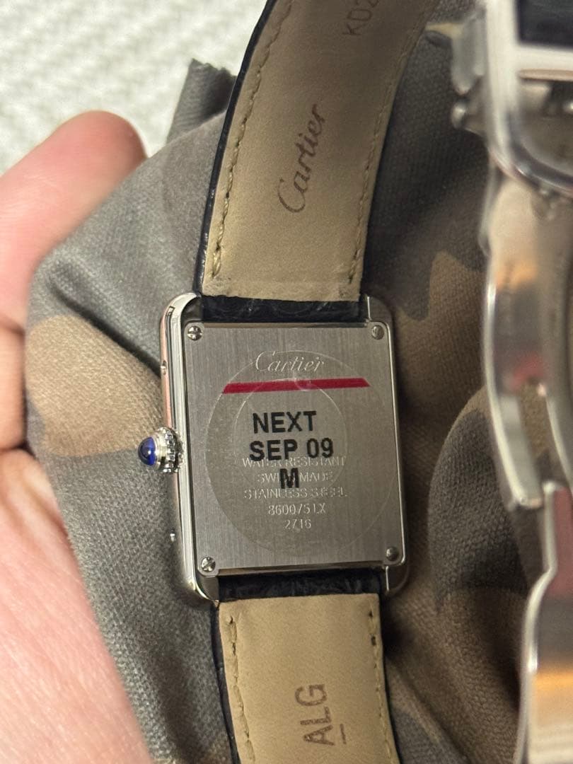 【超美品】カルティエ タンクソロ