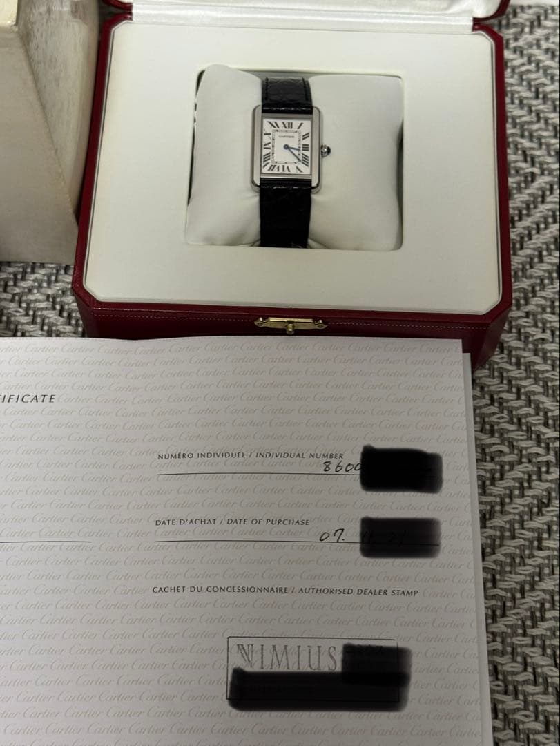 【超美品】カルティエ タンクソロ