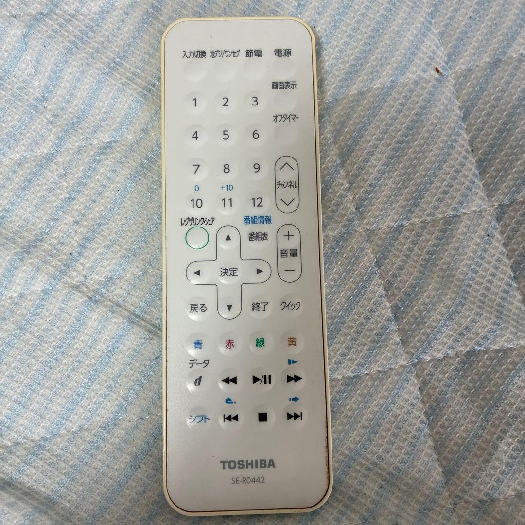 TOSHIBA REGZA SD-BP1000WP 10.1インチ