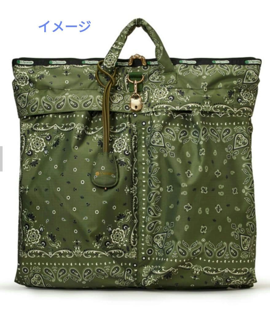 LE SPORTSAC バンダナ柄トートバッグ