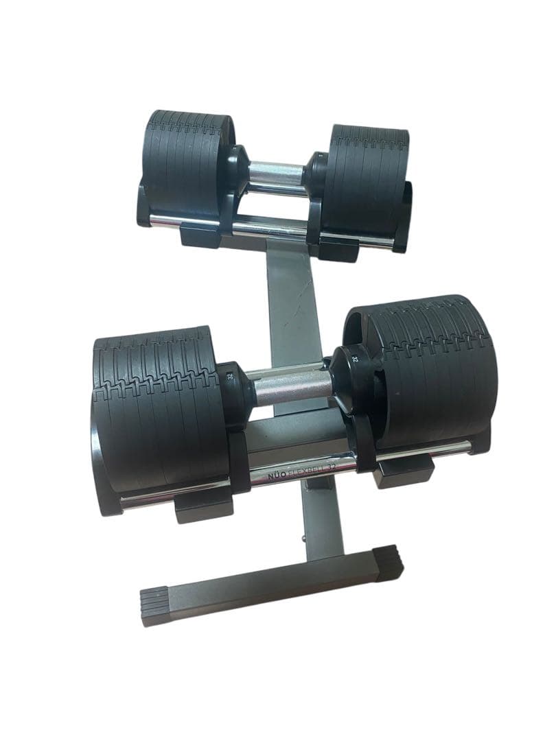 ざわ【良品】NUO フレックスベル　32キロ2個、スタンド1/4梱包その②