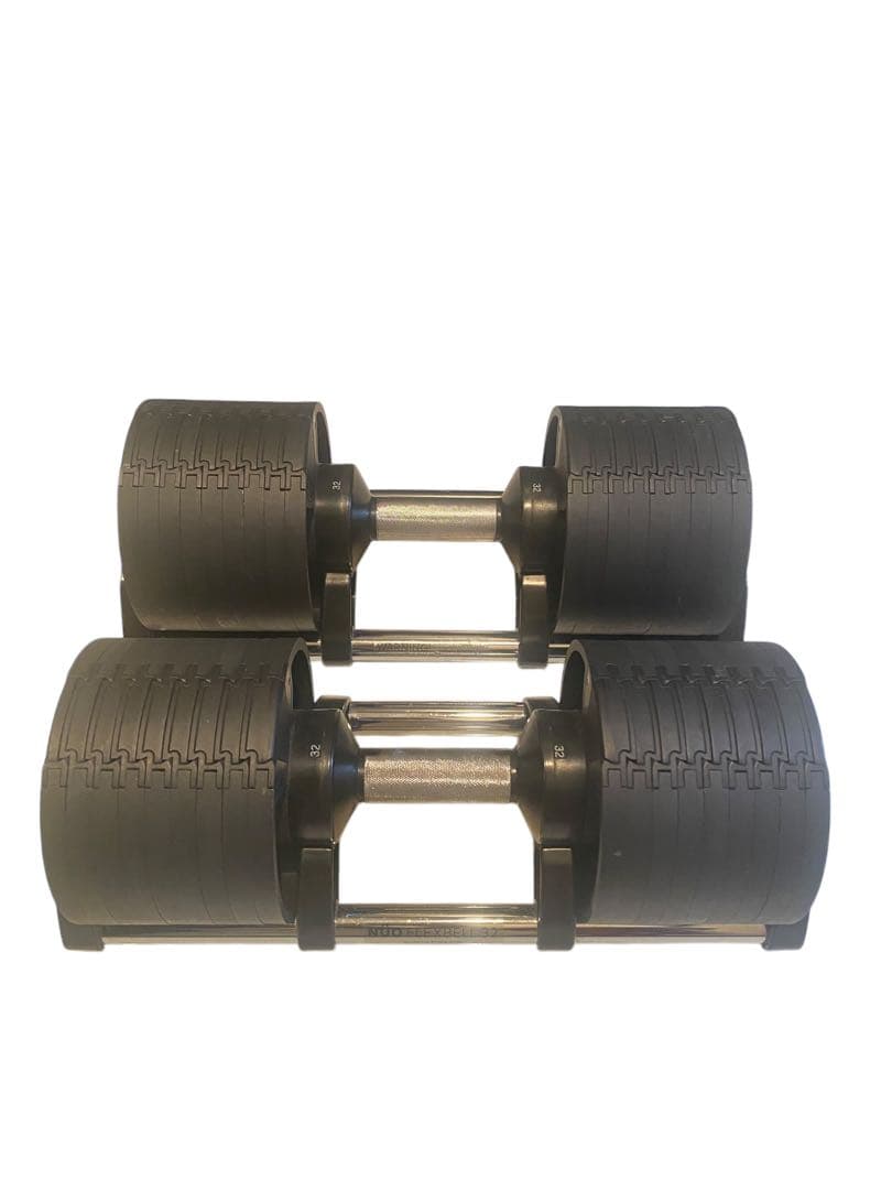 ざわ【良品】NUO フレックスベル　32キロ2個、スタンド1/4梱包その②